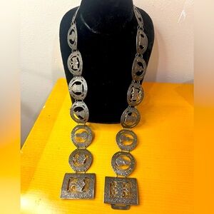 Vintage Signed MRT Peru 925 Sterling Silver- Storytellers